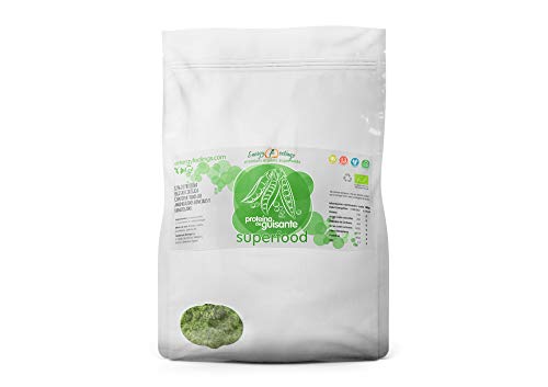 Energy Feelings Prote�na de Guisante Ecol�gica | 82% Prote�na Org�nica en Polvo Sin Sabor A�adido | Prote�na Vegana | Sin Gluten | Sin Lactosa | Sin Az�car A�adido | 1kg