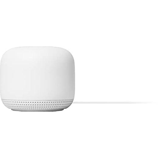 Google Nest WiFi AC1200 Add-on Point Range Extender - Snow (1600 sq ft Coverage)
