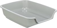 TRIXIE Junior Katzentoilette Nuno - für kleine Katzen und Kaninchen - recycelter Kunststoff - 28 x 9 x 36 cm - diverse Farben - zufällige Auswahl - 40396