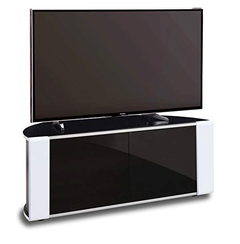 MDA Designs Sirius 850 - Soporte de Pared para televisores (40-52, LCD/Plasma/LED, Perfil de Color Negro y Aluminio Cepillado) White Front Profiles