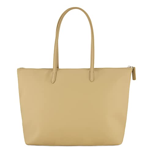 Lacoste L.12.12 Concept Zip-Tote Bag Color Beige, Beige, Western #TOP1