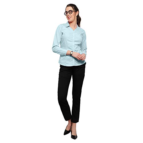 Image of Blue RoninWomen Stylish Western Official Formal Shirts for Women Regular fit Shirts for Women
