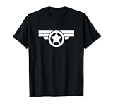 Marvel Comics クラシック キャプテンアメリカ アーミーシールドロゴ Tシャツ