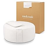 mukmuk Meditation Cushion, Meditation Pillow and Yoga Bolster, Buckwheat Meditation Pillows for Sitting on Floor, Yoga Accessories, Floor Cushions, Floor Pillow, Zafu, Plus Bonus Eye Pillow