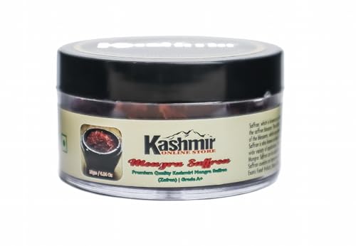 Image of Kashmir Online Store Pure And Natural Mongra Saffron - Premium Original Quality Kesar Grade A+++ For Pregnancy, Cooking, Face & Skin (10 Gram)