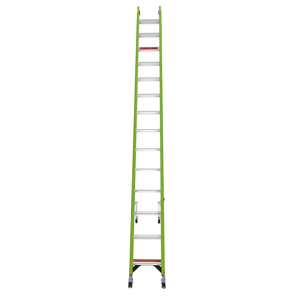 Little Giant Ladder, HYPERLITE 28 375lb Ext Ladder GROUND CUE SURE SET, Height 28 ft, Capacity 375 lb, Material Fiberglass, Model# 17928
