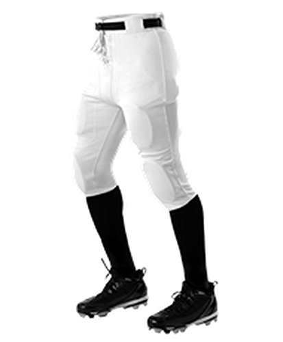 Alleson Adult Practice Football Pant White 3X 610SL 610SL-WH-3X