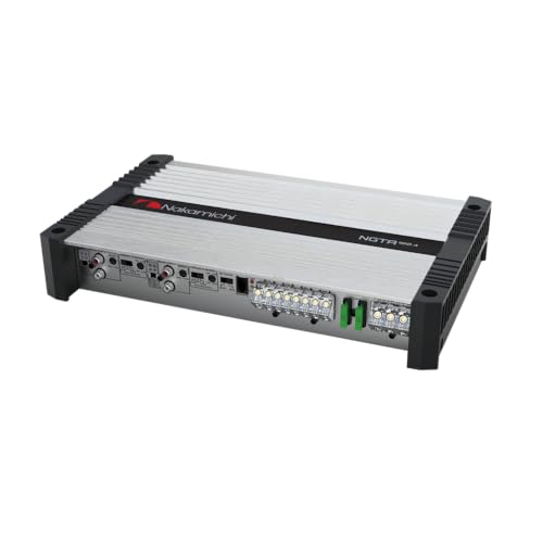 Image of Nakamichi NGTA100.4 4-Channel Car Power Amplifier, Class AB, 100W RMS x4