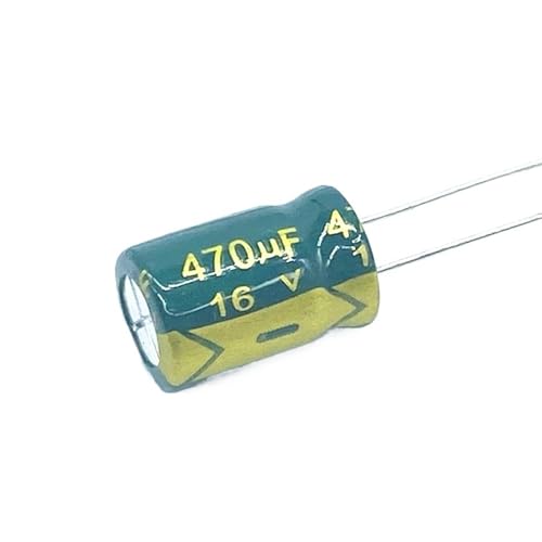 Condensateur en aluminium 470uf 16v radial de 8x12mm à basse impédance pour carte mère