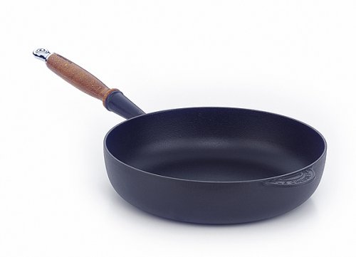Le Creuset Gusseisen-Sautépfanne, Rund, Ø 28 cm, Für alle Herdarten inkl. Induktion geeignet, 2,952 kg, Schwarz