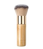 Bronze Tan Self Tanner Brush for Face High Density Vegan Kabuki Foundation Brush Makeup Brush for Bl