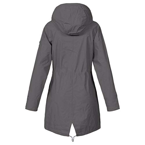 Manteau de pluie épais pour femme veste d'hiver chaude grande taille solide