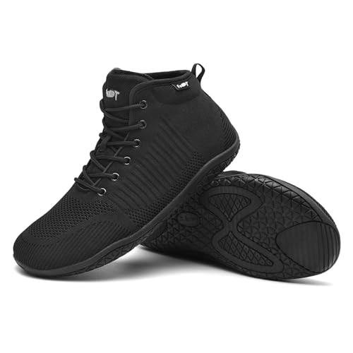 Geweo Barfußschuhe Damen Winter Gefüttert Winterschuhe Herren Barfusschuhe...