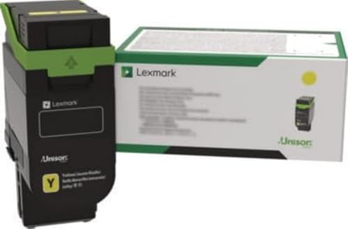 Lexmark cartouche de toner jaune fournitures d'impression laser de bureau