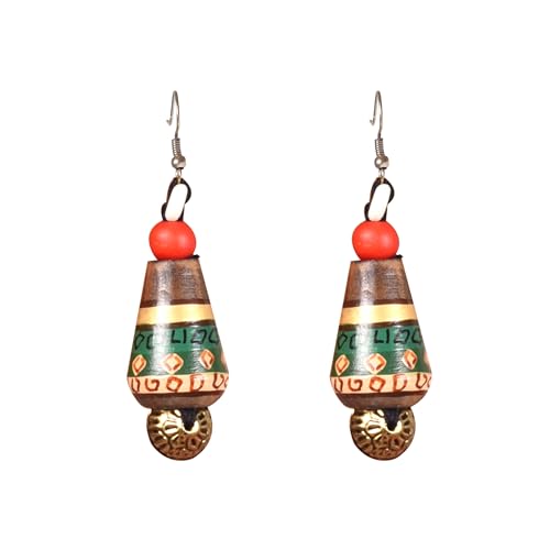 Image of Handcrafted Bohemian & Ethnic Earrings Collection for Women - Artistic, Nature-Inspired Statement Designs in Studs, Drops & Chandeliers