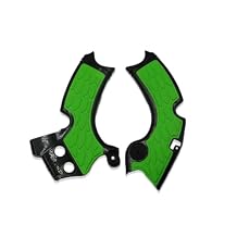 Frame Guard Protection Cover Compatible With KX250F 15 18 Dirt BikeGreen Black