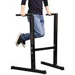 Yaheetech Dip Bars Dip Station Home Gym Pull Bar, Strength Training Dip Stand Freestanding Parallel Bar, Heavy Duty Fitness Equipment for Bicep Triceps Shoulder Exercise