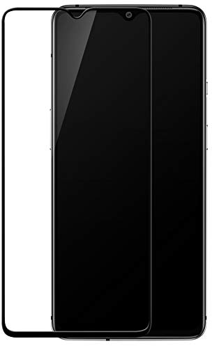 OnePlus 7T 3D Tempered Glass Screen Protector (Black), blackone