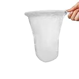 Large Thai Tea Filter Stainless Steel, Superior Quality Tested & Proven Best Tea, Traditional Thai Style, Muslin Cotton Strainer NEW AND IMPROVED HANDLE by Fartrade Outlet (Standard version)