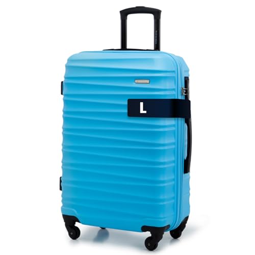 WITTCHEN Valise de Voyage Valise Moyenne Valise à roulettes ABS Trolley 4 roulettes Spinner...
