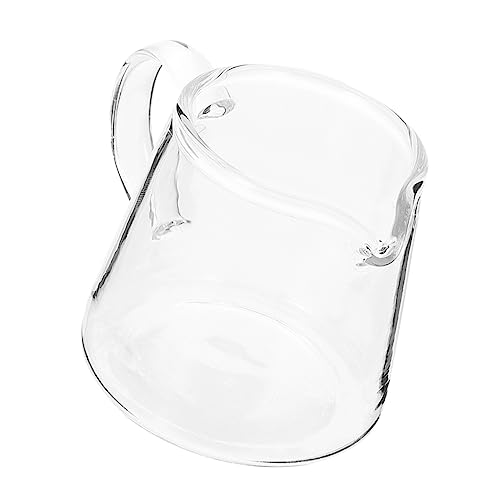 Pichet À Lait Verre Transparent Avec Anse Crémier Pratique Pour Café Lait Et Sauces