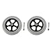 Asixxsix Wheelchair Wheels 8 Inch Electric Wheelchair Wheels with Wear Non Slip Design for Power