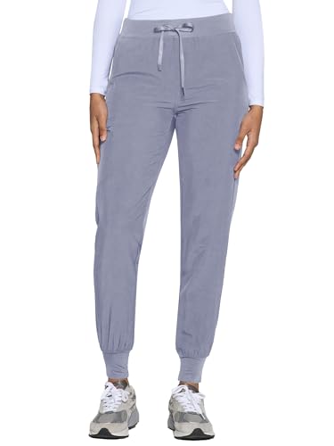 Image of COZYFIT Womens Scrub Pants - Soft Stretch Yoga Style with 5 Pockets, Slim Fit Jogger Scrubs Pants for Women