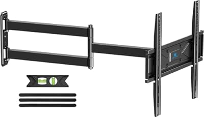 USX STAR Corner TV Wall Mount Long Arm TV Mount Bracket for 32-70 Inch TVs, Full Motion Mounts with 32” Articulating Arms Extension & Tilt & Swivel, Holds up to 400x400mm VESA, 80 lbs for 55 65 TVS