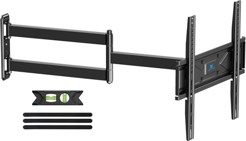 USX STAR Corner TV Wall Mount Long Arm TV Mount Bracket for 32-70 Inch TVs, Full Motion Mounts with 32” Articulating Arms Extension & Tilt & Swivel, Holds up to 400x400mm VESA, 80 lbs for 55 65 TVS