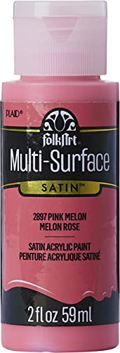 Image of FolkArt Multi-Surface Paint in Assorted Colors (2 Ounce), 2897 Pink Melon
