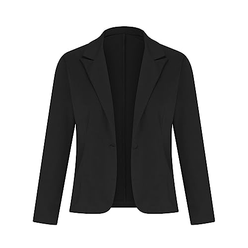 Blazers for Women Casual Long Sleeve Work Office Jacket Blazer Loose Lightweigth Summer Open Front Suit Jackets Outfit3