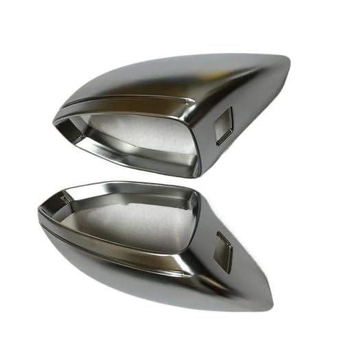Coque de rétroviseur Audi A6 A7 A8 chrome argent mat avec assistant de trajectoire