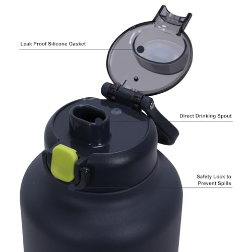 GiNT 37oz Insulated Stainless Steel Dog Water Bottle with Detachable Bowl & Carrying Case — view 4