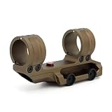 SR/LP 30mm/34mm Tube Ring Scope Mount Base，LPVO One-Piece Cantilever Optic Mount，1.57'/1.93' Centerline Height，Fit 20mm Picatinny Rail，for Airsoft Sight Gear，Aerospace-Grade Precision Accessory