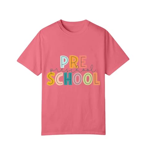 PRE School Shirts Retro Back to School Boys Girls Kids T-Shirt First Day of Preschool Kindergarten Short Sleeve Top3