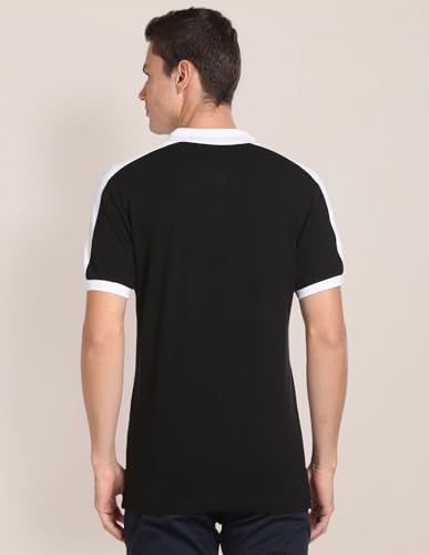 Image of U.S. POLO ASSN. Solid Slim Fit Polo T Shirts for Men - 100% Cotton, Half Sleeve Mens Tshirt