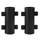 Juego de 2 soportes de hierro para tienda de campaña, para actividades al aire libre, incluyendo senderismo, escalada, barbacoa, picnic y pesca nocturna (normal)