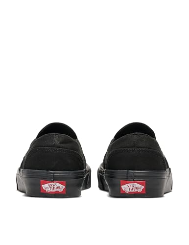 Image of Vans Women's Asher Slip-On Shoe - Comfortable Sneakers for Walking, Fashion & Everyday Wear Black /Black