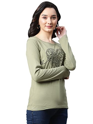 Image of OM SAI LATEST CREATION Women's Plain Lycra with Plain Design on HaOSLC-Sleeve Regular Fit Office wear,Casual wear Top