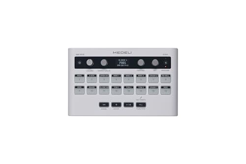 Medeli MR101S Portable Drum Machine, White