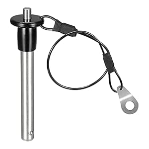 Sourcing Map Kugelsperrbolzen 8mm Edelstahl