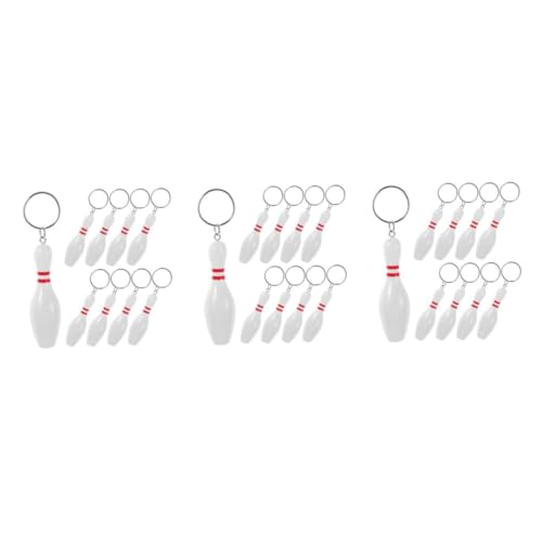Porte-clés pendentif quille de bowling YARNOW lot de cotillons pour cadeaux d'invités