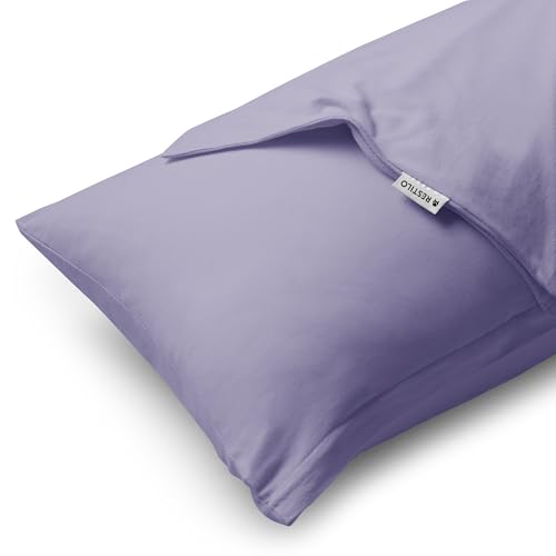 DecoKing 2 Kissenbezüge 40x145 cm Jersey 100% gekämmte Baumwolle Amber – Ansicht 3