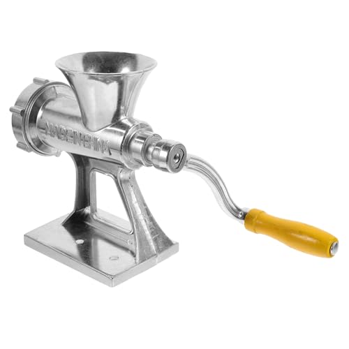 SOLUSTRE Manual Meat Mincer Compact Hand Crank for Home Use Vegetable Sausage Stuffer Construction for Preparation