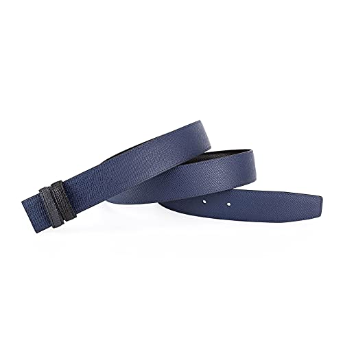 Vatee's Replacement Leather Reversible Belt Strap For Men without Buckle Adjustable Belt 1.34"/34mm Wide3