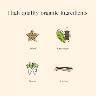 Kusmi Tea - Only Spices - Organic Herbal Tea with Cinnamon, Aniseed, Ginger, Licorice, Fennel & More Spices - Caffeine Free - Enjoy Hot or Iced - Loose Leaf Tea - Tin Box of 3.5 oz for about 50 cups