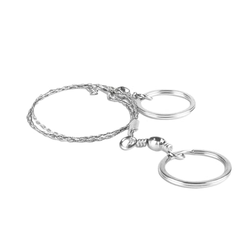 Alambre de supervivencia, sierra de cable tubular, sierra de cadena de bolsillo, sierra de alambre de supervivencia al aire libre, sierra de cuerda para cortar madera, herramienta de bolsillo versátil