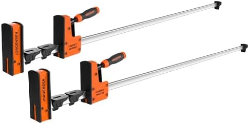 JORGENSEN 50-Inch Parallel Bar Clamp, Heavy-Duty Cabinet Master C...