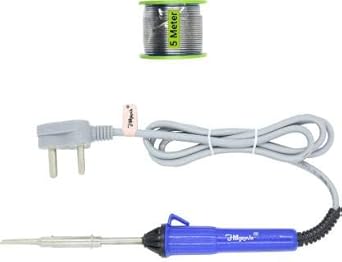 Hillgrove 2in1 Basic 25W Soldering Iron Kit with 5 Meter Soldering Wire 25 W Simple (Flat Tip)