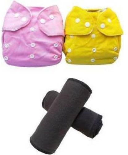 cloth diapers for babies | baby cloth diapers | washable, reusable diaper for new born baby, 0 to 3 years | Pack of 2 cloth diaper with pack of 2 Inserts Pads-image-40